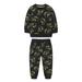 Pimfylm 2Pcs Baby Boys Hoodie Tops Pants Set Long Sleeve Hoodies Long Pants 2PCS Fall Winter Outfits Set Boys Clothing Sets A 110