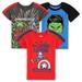 Preschool Red/Charcoal/Blue The Avengers Graphic 3-Pack T-Shirt Set