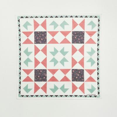 Lucky Brand Patchwork Bandana - Women's Accessories Scarves Scarf Bandana in Open Overflow