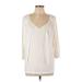 wasabi + mint Long Sleeve T-Shirt: Ivory Tops - Women's Size Small