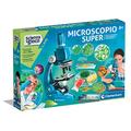 Clementoni Lab Super-Laboratorio, Optical Children's Microscope, Over 50 Science Experiments, Scientific Game 8 Years (Italian Version), Multicoloured, 19293