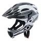 Cratoni C-Maniac Pro Downhill Freeride Full Face Helmet with Chin Bar Visor (M-L (54-58 cm), White/Black)