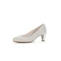 Gabor Women Court Shoes | Ladies Classic Court Shoes | Office | Closed | Elegant | Comfortable | Business Shoe | Court-Shoe | Noble | Silver (Silber) / 01 | 39 EU - 6 UK
