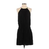 Joie Casual Dress - Mini Halter Sleeveless: Black Solid Dresses - Women's Size X-Small
