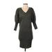 Moda International Casual Dress - Sweater Dress: Gray Dresses - Women's Size X-Small