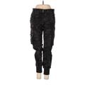 James Jeans Cargo Pants - High Rise: Black Bottoms - Women's Size 0