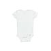 Gerber Organic Short Sleeve Onesie: White Print Bottoms - Size 6-9 Month