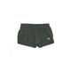 Adidas Athletic Shorts: Green Solid Activewear - Women's Size Large
