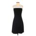 41Hawthorn Casual Dress - A-Line: Black Solid Dresses - Women's Size Small