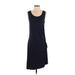 Athleta Active Dress - Midi: Blue Solid Activewear - Women's Size Small