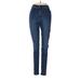 Topshop Jeggings - High Rise: Blue Bottoms - Women's Size 26