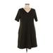Uniqlo Casual Dress - A-Line: Black Solid Dresses - Women's Size Medium
