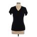 Nike Active T-Shirt: Black Activewear - Women's Size Large