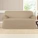Sure Fit Cotton T-Cushion Loveseat Slipcover Cotton in White | 36 H x 73 W x 39 D in | Wayfair SF41867