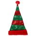 The Holiday Aisle® PMU Christmas Santa Hat Sequin Striped Red/green Christmas Costume Party Accessories (1/pkg) Pkg/1 | Wayfair