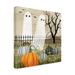 The Holiday Aisle® Haunted Pumpkin Patch II On Canvas by Grace Popp Canvas Art Canvas in White | 18 H x 18 W x 2 D in | Wayfair