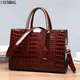 Sac à bandoulière en cuir PU pour femmes sacs de luxe motif Crocodile Sac à main de styliste