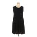 Style&Co Casual Dress - A-Line: Black Solid Dresses - Women's Size X-Large