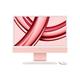 Apple iMac M M3 59.7 cm (23.5") 4480 x 2520 pixels PC All-in-One 8 Go 256 SSD macOS Sonoma Wi-Fi 6E (802.11ax) Rose