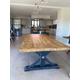 Union Base Reclaimed Wood Bespoke, made to measure Dining Table, extra large, chunky