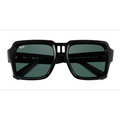 Unisex s square Black Plastic Prescription sunglasses - Eyebuydirect s Ray-Ban RB4408 Magellan
