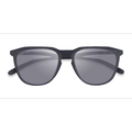 Unisex s round Matte Black Plastic Prescription sunglasses - Eyebuydirect s Oakley Thurso