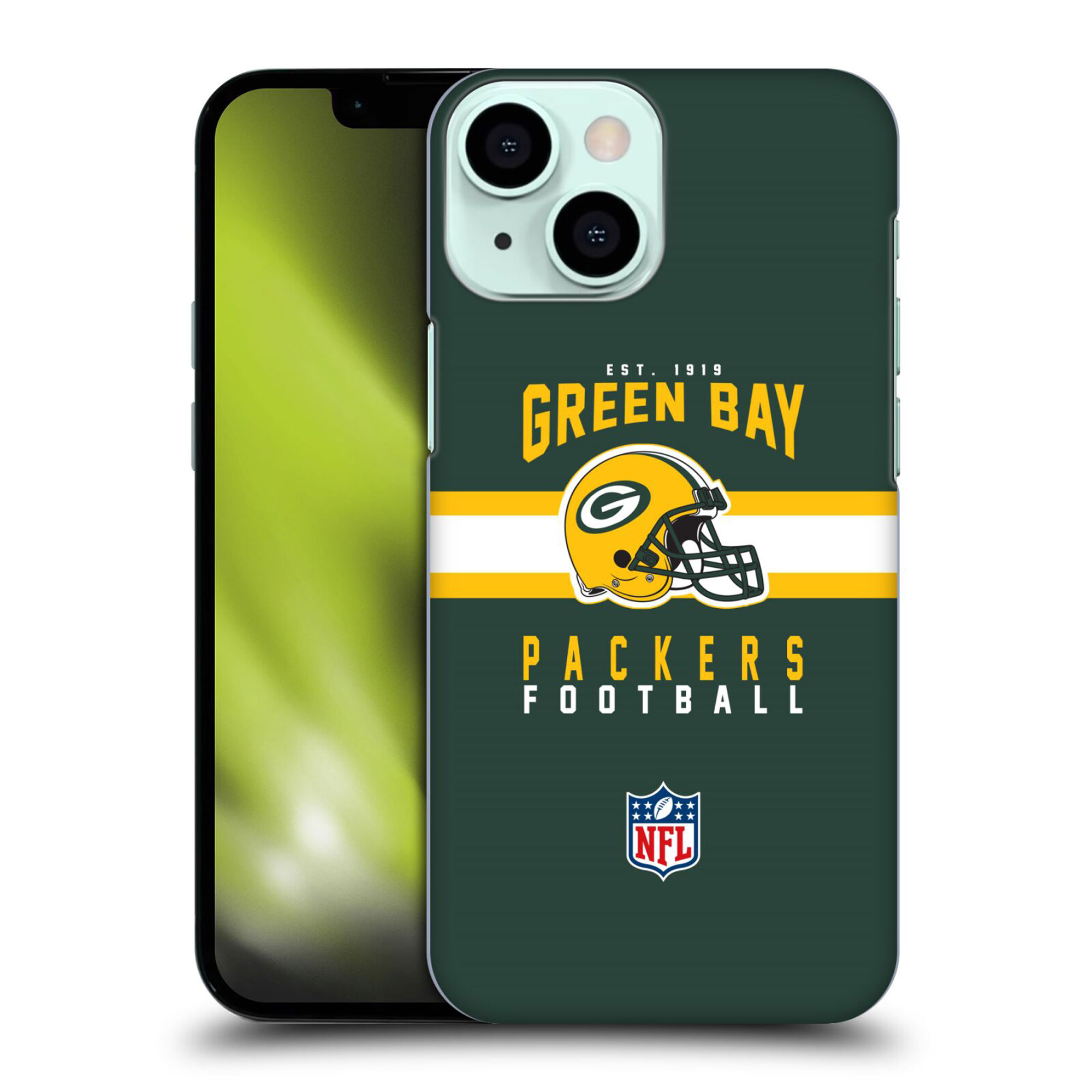 Green Bay Packers Helm-Typografie-Hartschalen-Handyhülle - iPhone Image