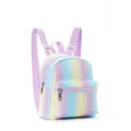 Girls Cute Pink Heart Printing PU Adjustable Children's Backpack Children's School Bag Suitable for