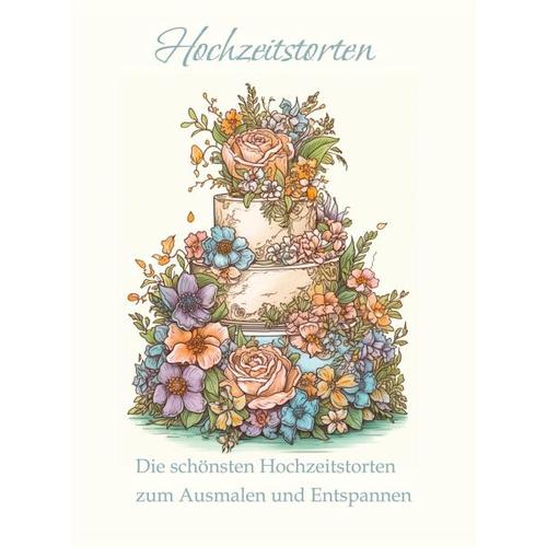 Hochzeitstorten – Ein Malbuch für Erwachsene – Colorful Creations