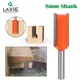 LAVIE 1pc 8mm 2 Flutes Straight Bit Carbide Router Bit Two Flute Router Bit CNC Milling Cutter