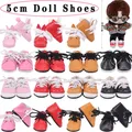 5cm Doll PU Saddle Shoes For 33-36cm Russia Paola Renio Doll&20 Cm K-Pop Star&14 Inch Wellie Wisher