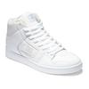 Sneaker DC SHOES "Manteca 4 Hi", Gr. 9,5(42,5), weiß (weiß, weiß, battleship), 51.34% Leder, 48.66% Synthetikmaterial, Schuhe