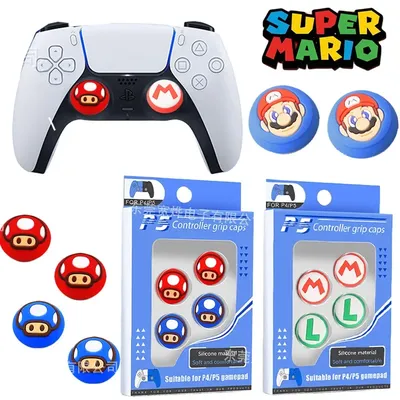 Super Mario Bros. Hülle für Sony PlayStation Dualshock 5 PS5 4, XBOX-Controller-Hülle, rutschfeste Image