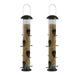 Set of Two Large Bird Feeders - Brown Powder Coated