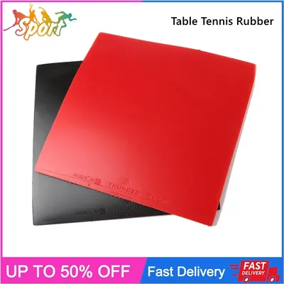 Rot Schwarz Schwamm Tischtennis Gummi Harter Schwamm Pong Gummi Schnelle Angriff Tischtennis Schläger Pong Gummi Reverse Adhes Image