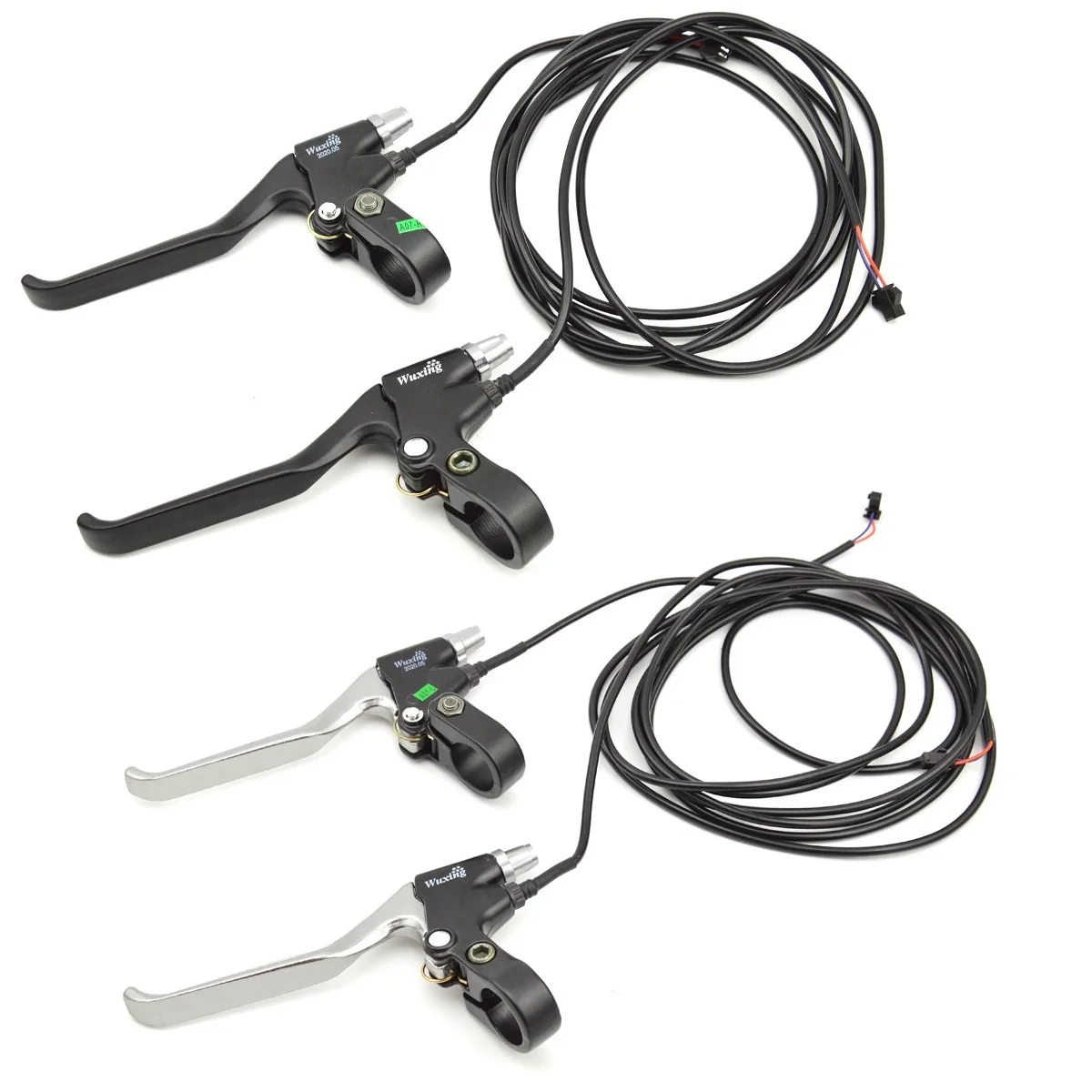 WUXING Lithium-Batterie Fahrrad Power off Bremshebel Elektrische Fahrrad Bremse Power Off-System Brems Griff Mit Kabel 1,5 M Image