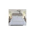 YhbSmt Soft Brushed 600TC Egyptian Cotton Duvet Cover Set With 3-Line Embroidery. Size:King/California King Color:Sage