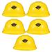 Construction Hat Toy 5Pcs Durable Construction Hat Toy Funny Party Hats Kids Plastic Plaything