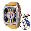 Invicta NFL Pittsburgh Steelers Men's Watch - 47mm Yellow with Interchangeable Strap (45451)