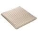 Drap de plage en coton beige 100x180 cm