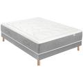 Ensemble matelas en ressorts ensachés et sommier 2 x 80 x 200 cm