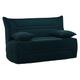 Banquette BZ avec matelas de 12 cm bleu marine