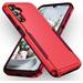 A14 5G Case for Samsung Galaxy A14 5G Case 2023 Hard Back & Soft TPU Dual Layer Design Slim for Galaxy A14 5G Phone Case Cover Anti-Scratch Shockproof Protective for Samsung A14 5G Case (Red)