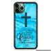 Jesus Christ Bible Verse Cross Christian Slim Shockproof Hard Rubber Custom Cover For iphone 15 Pro Max Plus 14 13 Mini