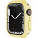 Compatible for Apple Watch Case 40mm Hard PC Case Protective Cover for Apple Watch Series SE for Apple Watch Series 6 for Apple Watch Series 5 for Apple Watch Series 4 Yellow