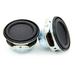 Winyuyby 2Pcs Audio Speaker 4Î© 6W 40mm 1.5 Inch Bass Multimedia Speaker Loudspeaker DIY Sound Mini Speaker for Home Theater