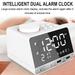 KQJQS Wireless Alarm Clock Bluetooth Speaker Usb Mobile Phone Charging Led Mirror Smart Radio Mini Speaker