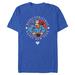 Men's Mad Engine Royal Superman Snowflake Holidays Graphic T-Shirt