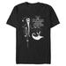 Men's Mad Engine Jack Skellington Black The Nightmare Before Christmas Graphic T-Shirt