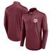 Men's Fanatics Branded Maroon Texas A&M Aggies Quarterback Mock Neck Quarter-Zip Top